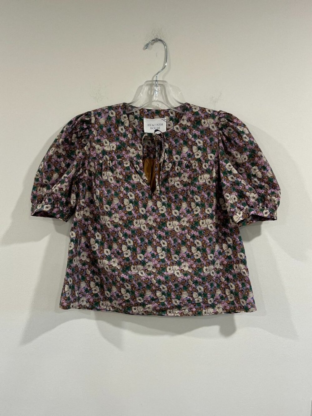 Hyacinth House Floral Puff Sleeve Blouse Size XXS